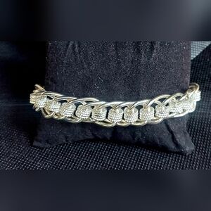 Silver Braided Bracelet
